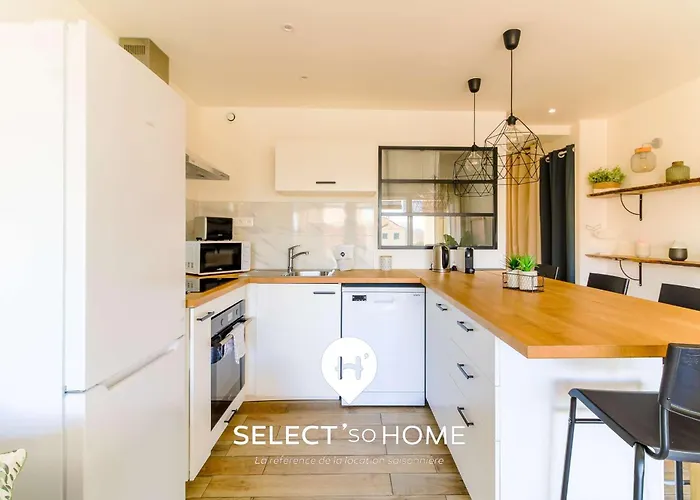 Select'sohome - Pour 4 Personnes Au Lavandou - Proche Plage, Commerces, Restaurants- Gaia *